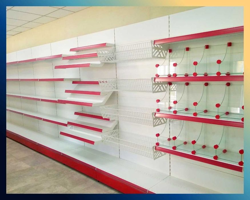 Стеллаж, Металлические стеллажи metall stellaj, tokcha, dokon  polka