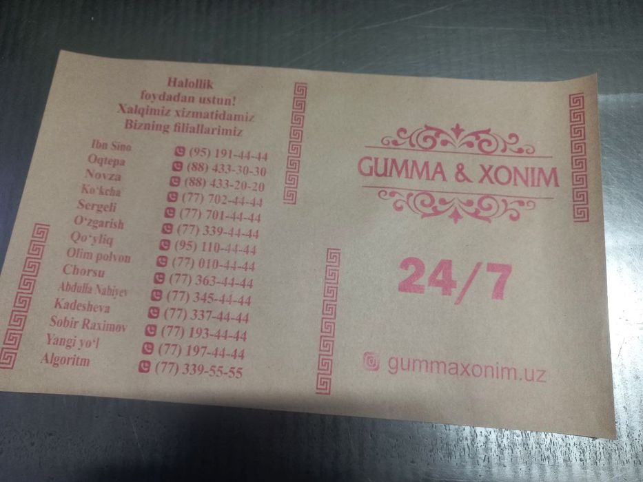 Paketlar yetkazib beramiz