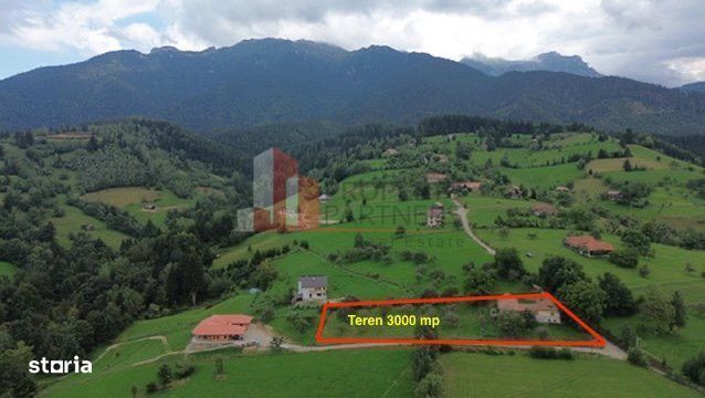 Teren intravilan 3.000 mp cu casă tradițională – Bran, sat Poarta