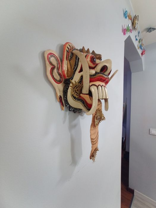 балийска маска баронг – символ на защита и духовна сила