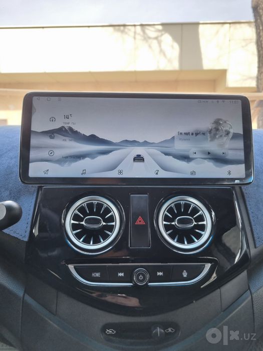 Магнитола 12.8 дюйм 4/64 Спарк учун оригинал 2К янги CarPlay WiFi