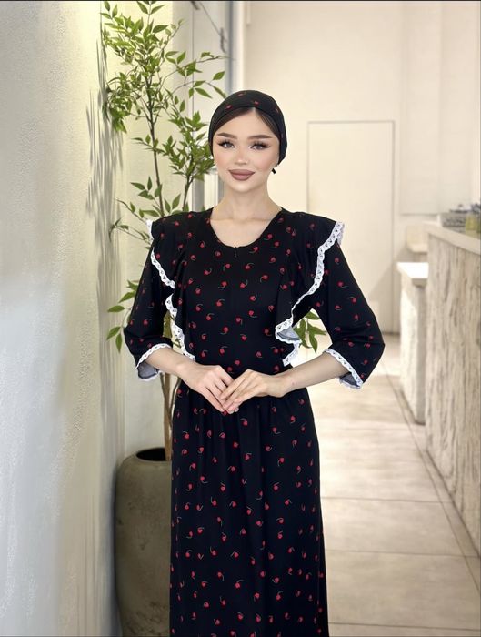 Домашние платья халаты