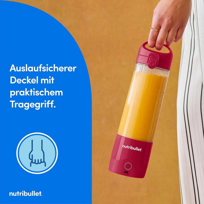 Преносим смути миксер nutribullet NBP003NBL чаша без BPA 475 мл, безжичен