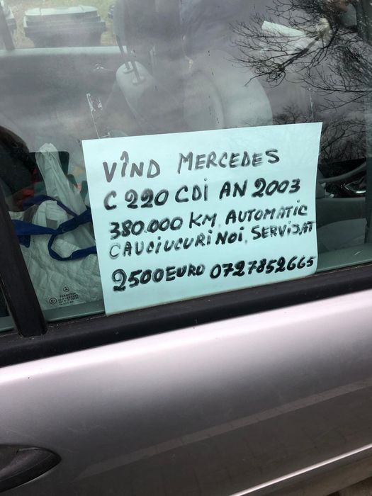 Vand mercedes C220