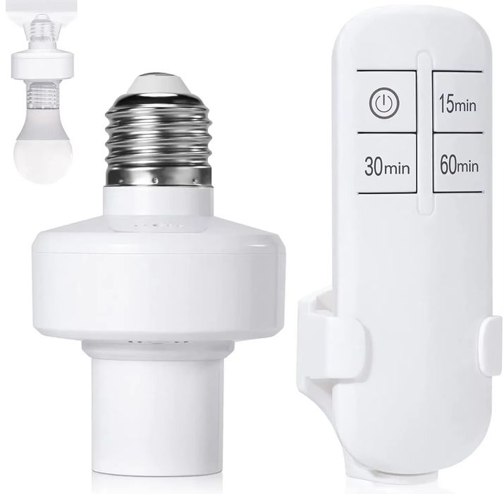 Фасунга с дистанционно и таймер