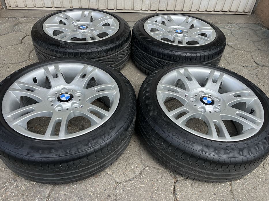 Jante aliaj 5x120mm, anvelope vara 205/50 R17, 225/45 R17 BMW E81, E87, F20, E46 E36