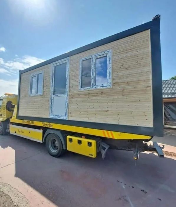 Containere modulare tip vitrina, chioșc, magazin depozitare santier