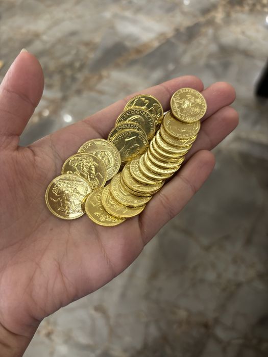 Vand monede placate cu aur de 24k Frank Iosif 4 ducat
