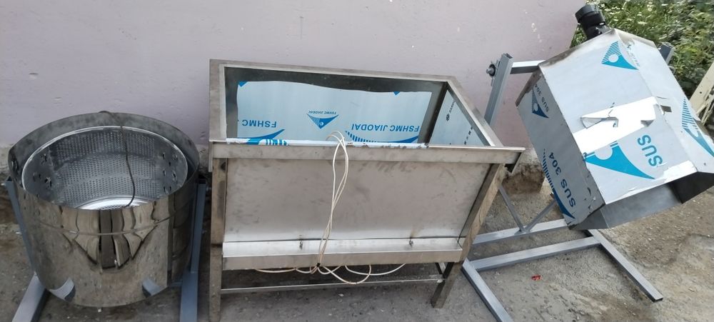 Обрудование для производства чипсов, фритюрница, араматизатор, центроф