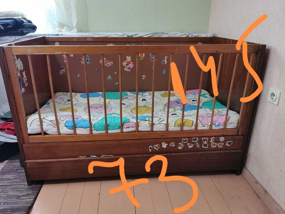 Детско легло и матрак