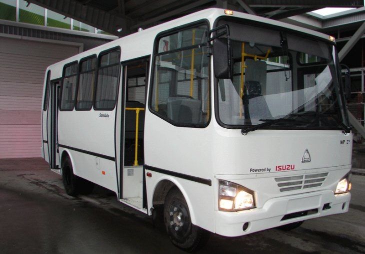 Автобус Исузи аренда по договору