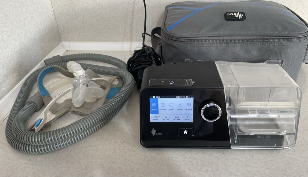 Автоматичен CPAP апарат BMC G3 A20 + маска ResMed