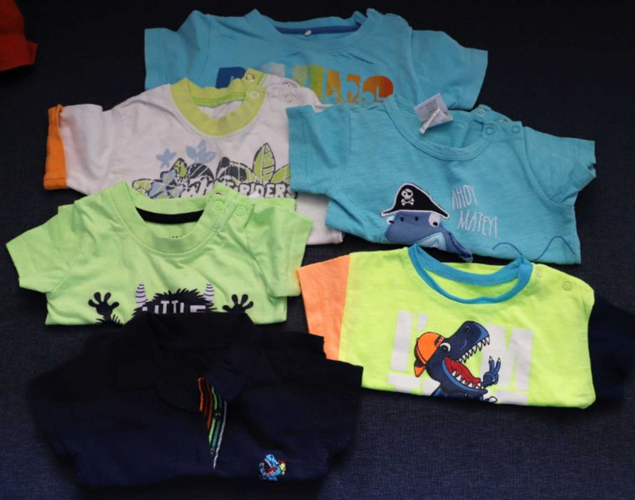 Лот бебешки дрехи 0-12 месеца подходящи за пролет/лято