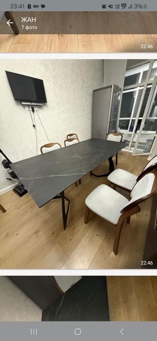 Продам стол керагранит натуральный