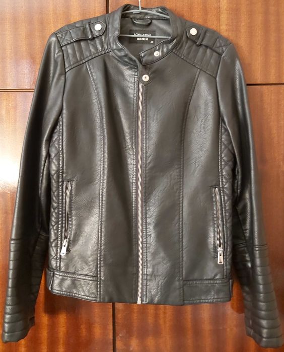 Дамско кожено яке LCW casual размер 40