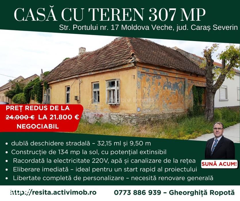 Casa in Moldova Veche