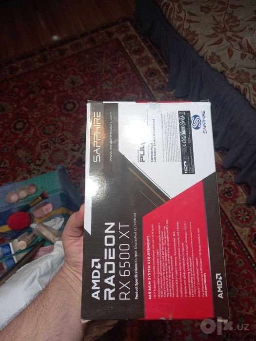 Sapphire pulse amd radeon  rx 6500 xt видео карта совершенно новая