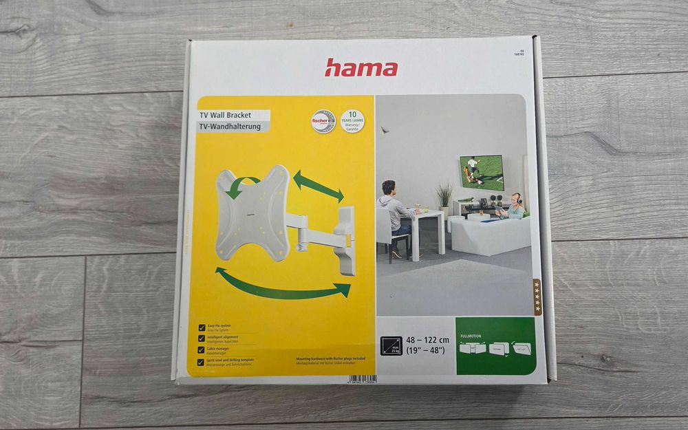 Нова бяла стойка за телевизор