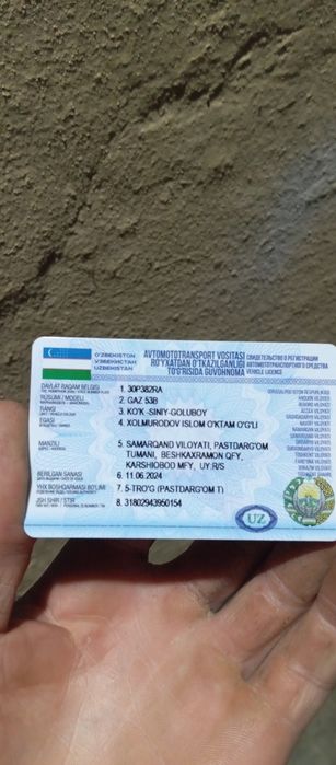 Varyantgaxam beriladi kelishsak