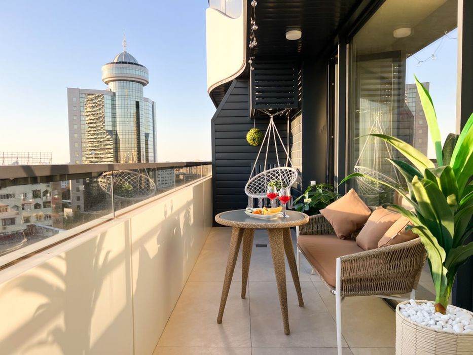 2к квартира суточно в NRG U-Tower