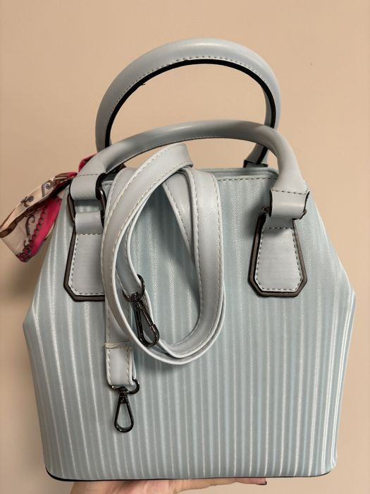 Дамска чанта синя пудра