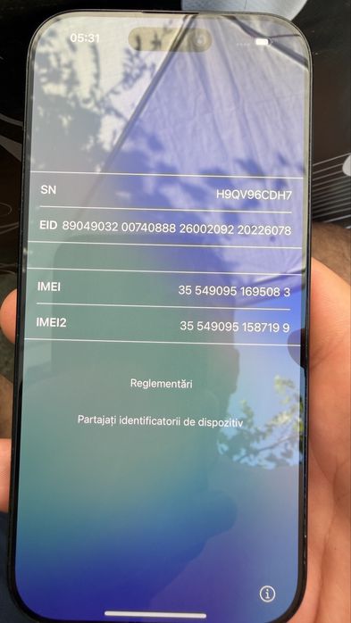 Iphone 16 pro 256 cu garantie