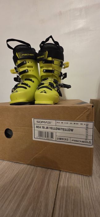 Clapari schi Fischer RC4 70 JR YELLOW - marimea 38