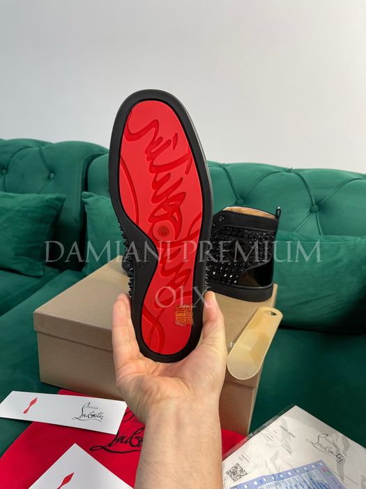 Adidasi Christian Louboutin piele naturala Full Box colectie noua