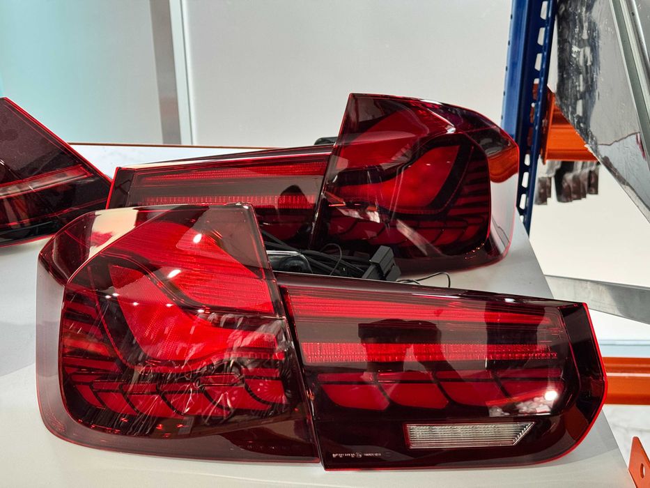 Set Stopuri Full LED BMW Seria 3 F30 Rosu Clar M4 Design
