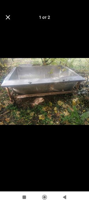 Продавам индустриална вана от неръждаема стомана (INOX) 1000л