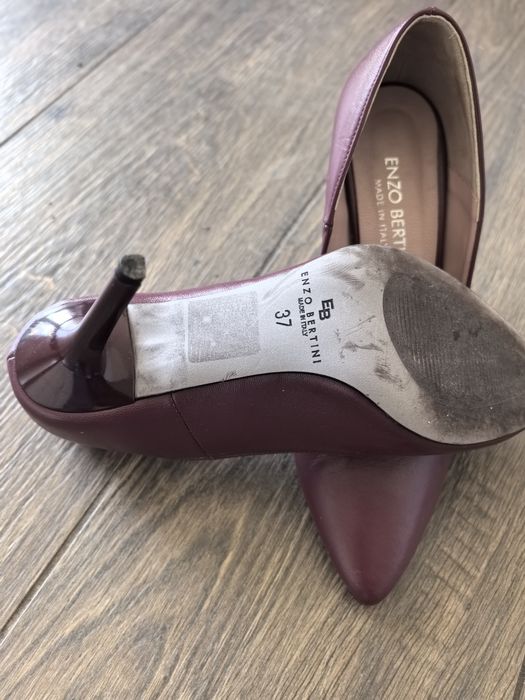 Pantofi stiletto piele