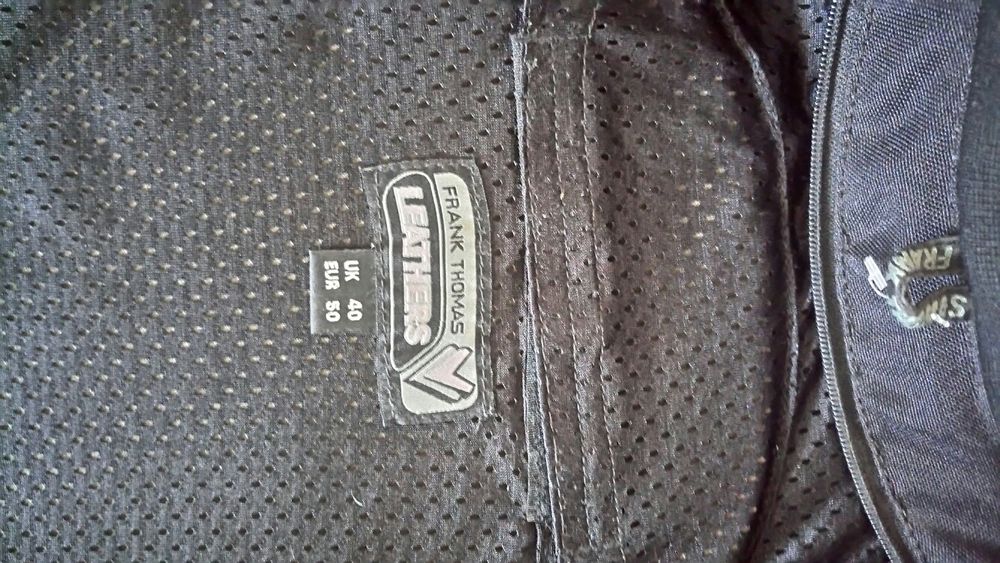 Кожено яке с протектори Frank Thomas