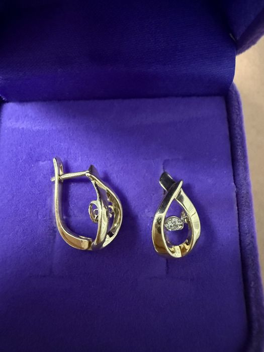 Бриллиантовые серьги