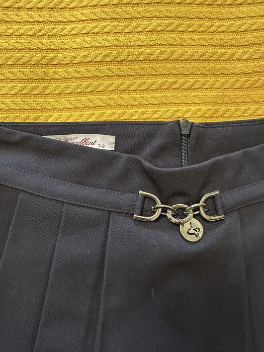 Школьная юбка новая синяя