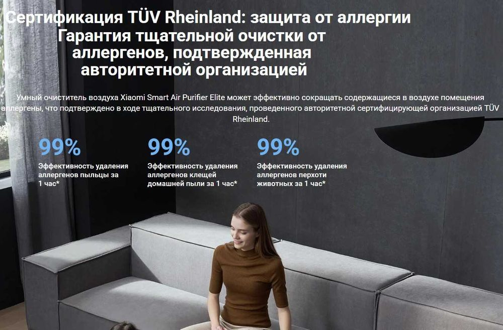 Очиститель воздуха Xiaomi Smart Air Purifier 4Pro