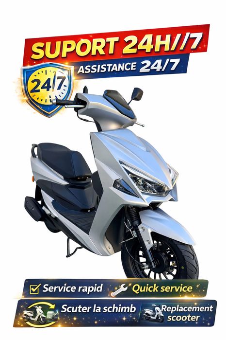 Scuter Scooter închiriat NO DRIVING LICENCE FARA PERMIS wolt glovo