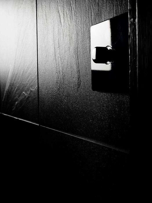 Variator lumina Schneider Electric screwless flat plate Black Nickel