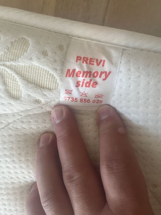 Saltea Previ Memory foam & Seagrass 160X200 cm