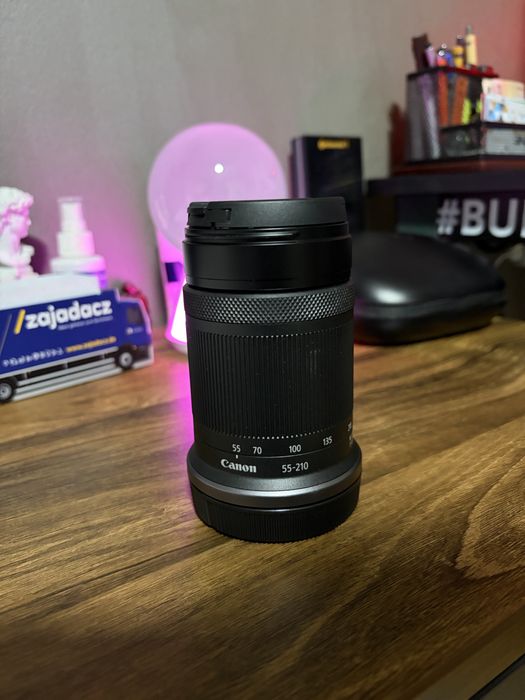 Obiectiv Canon RF 55-210mm nou + Parasolar