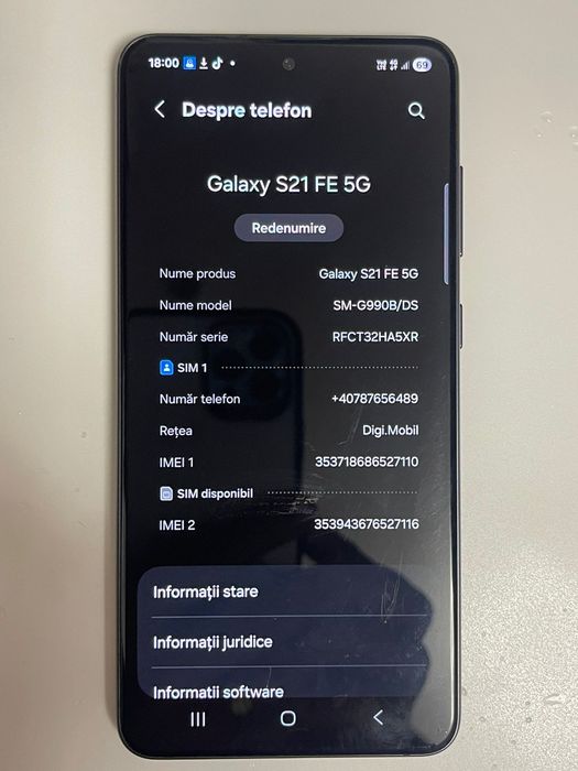 Telefon Samsung S21 F5G
