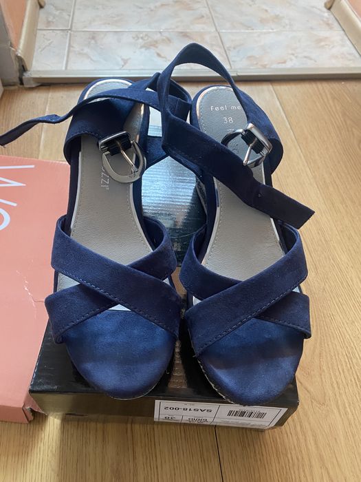 Тъмносини сандали Tendenz