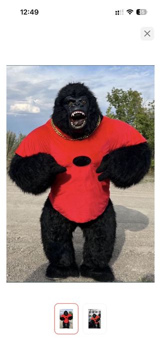 Продается 3м аниматор горилла