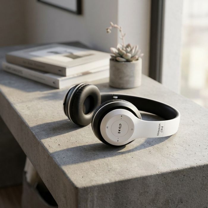 Безжични Bluetooth слушалки P47, Bluetooth 4.2+EDR, Вграден микрофон, MicroSD слот, MP3 плеър