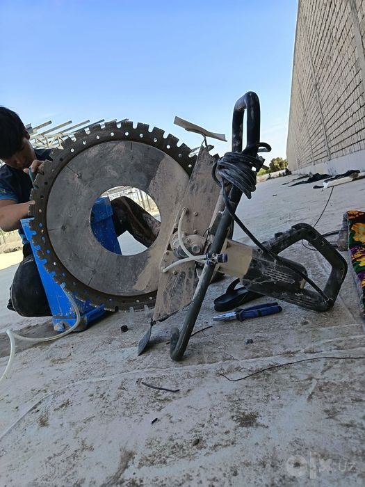 beton buzish teshish kesish xizmati