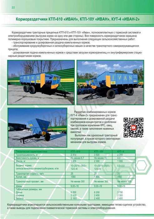 Кормораздатчики КУТ-4 , КТП-10У, КТП-610- ИВАН в наличии