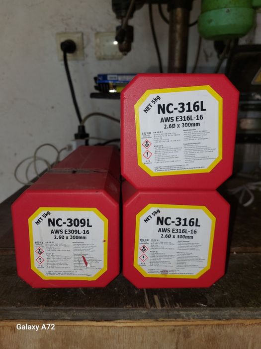 Електроди стоманени и неръждавейка всякакви дискове за рязане и шлай