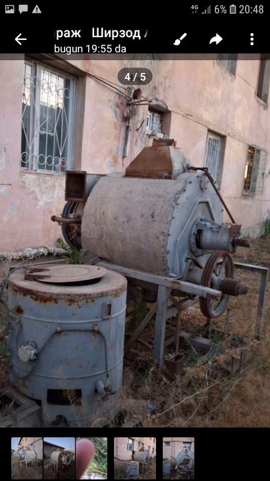 Кирмошин сотилади 50 килоли синтрафугасиям бор