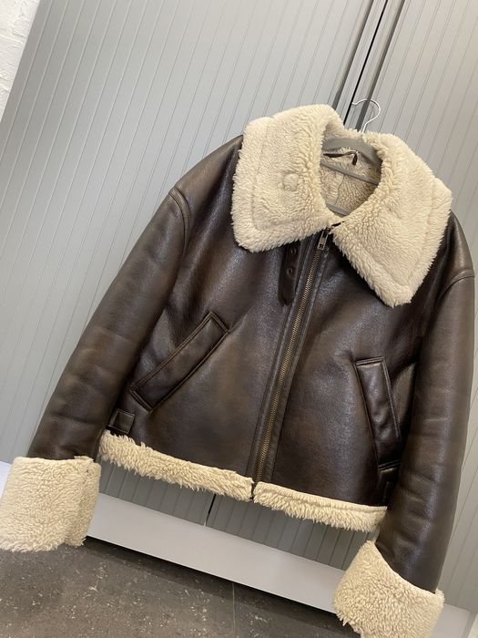 Дубленка-авиатор S/M