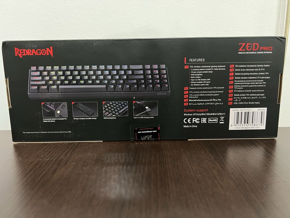 Amanet Royal CB: Tastatura Gaming Mecanica Redragon Zed Pro **sigilat*