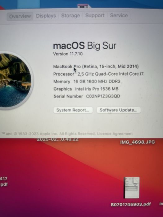 Macbook Pro 15 инча Mid 2014